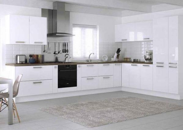 مدل مناسب کابینت آشپزخانه چوبی سفید