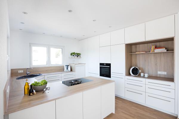 خصوصیات کابینت آشپزخانه چوبی سفید مدرن